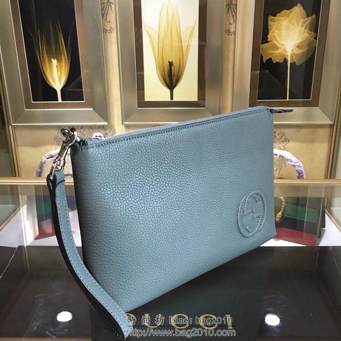 GUCCI 古馳手包 新款 322054 進口牛皮 Gucci男手拿包